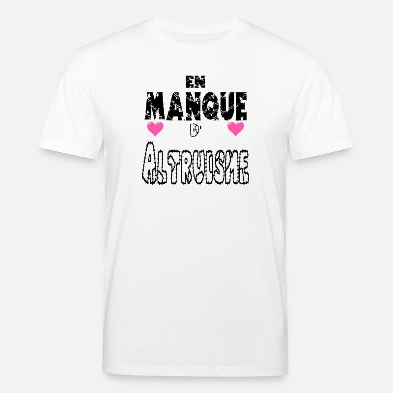 Fehlender Altruismus - Stanley/Stella Unisex Bio-T-Shirt CREATOR  - Weiß
