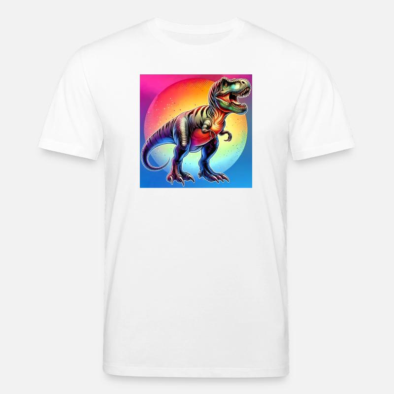 Dinosaurier - Stanley/Stella Unisex Bio-T-Shirt CREATOR - Weiß