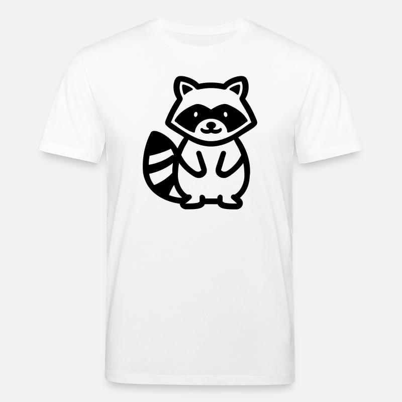 raton laveur - T-shirt bio CREATOR Stanley/Stella Unisexe - blanc