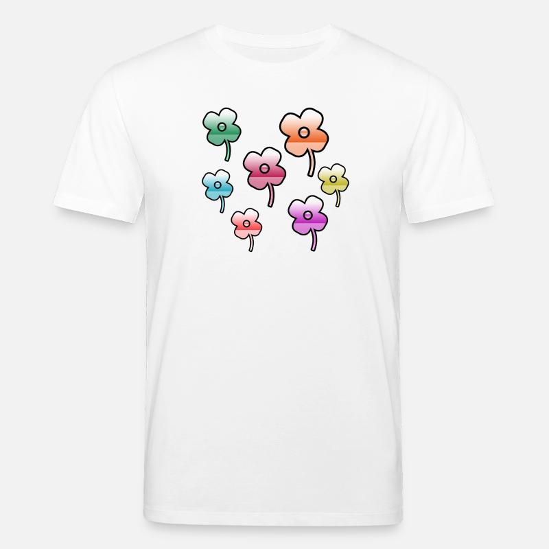 Fleur - T-shirt bio CREATOR Stanley/Stella Unisexe - blanc