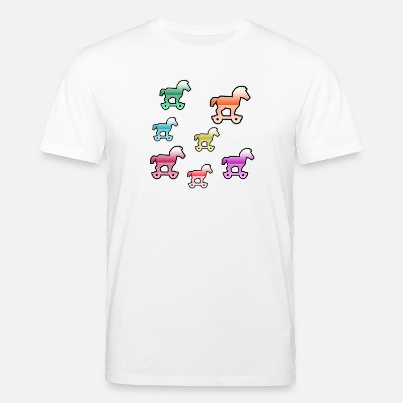 Pferde - Stanley/Stella Unisex Bio-T-Shirt CREATOR  - Weiß