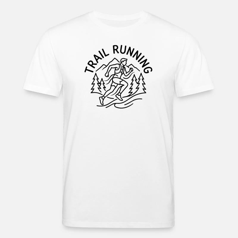 Course sur sentier - T-shirt bio CREATOR Stanley/Stella Unisexe - blanc