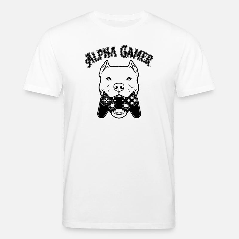 Alpha Gamer - Stanley/Stella Unisex Bio-T-Shirt CREATOR  - Weiß