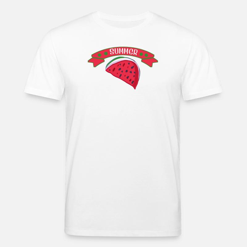 Été des pastèques - T-shirt bio CREATOR Stanley/Stella Unisexe - blanc