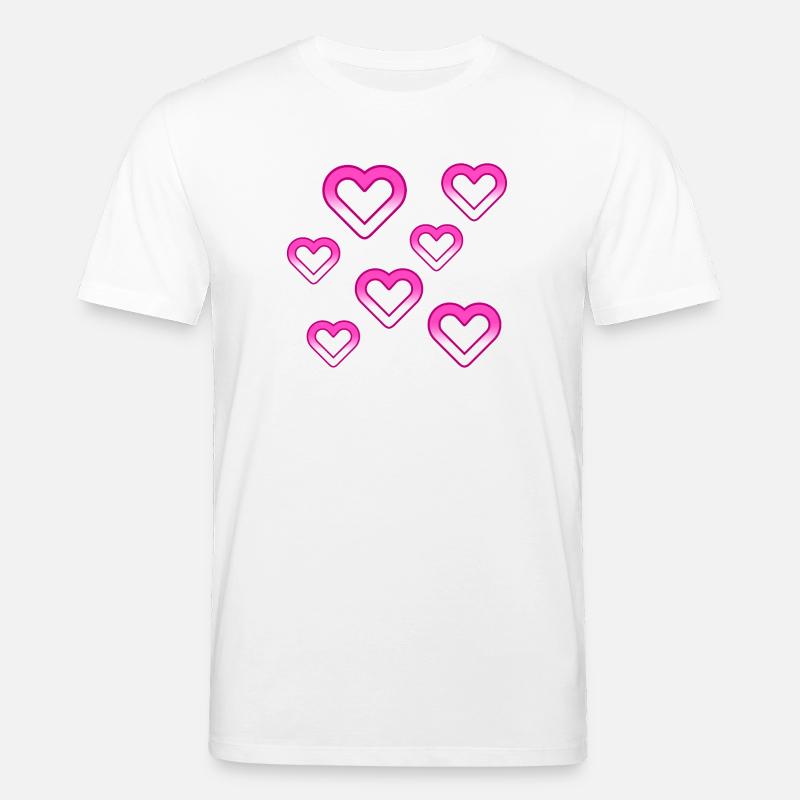 Herzen - Stanley/Stella Unisex Bio-T-Shirt CREATOR  - Weiß