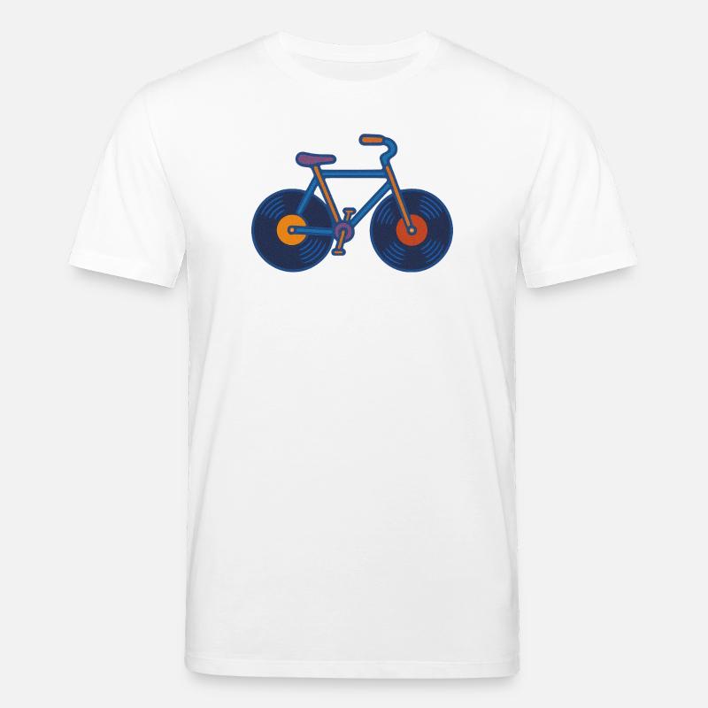 Vinyl Cycle Echo - T-shirt bio CREATOR Stanley/Stella Unisexe - blanc
