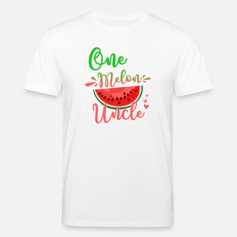 Un dans un melon, oncle - T-shirt bio CREATOR Stanley/Stella Unisexe - blanc