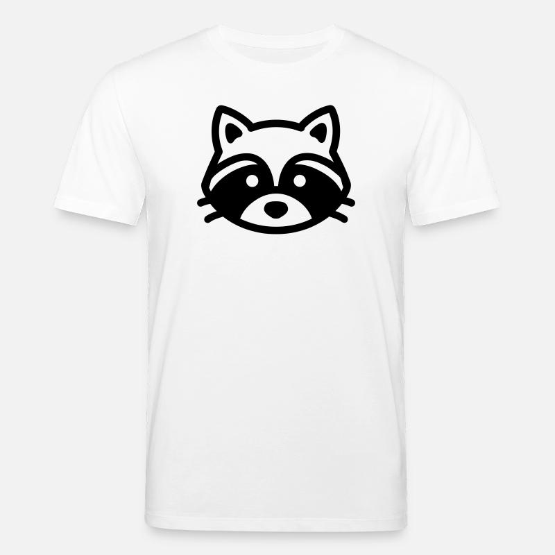 raton laveur - T-shirt bio CREATOR Stanley/Stella Unisexe - blanc