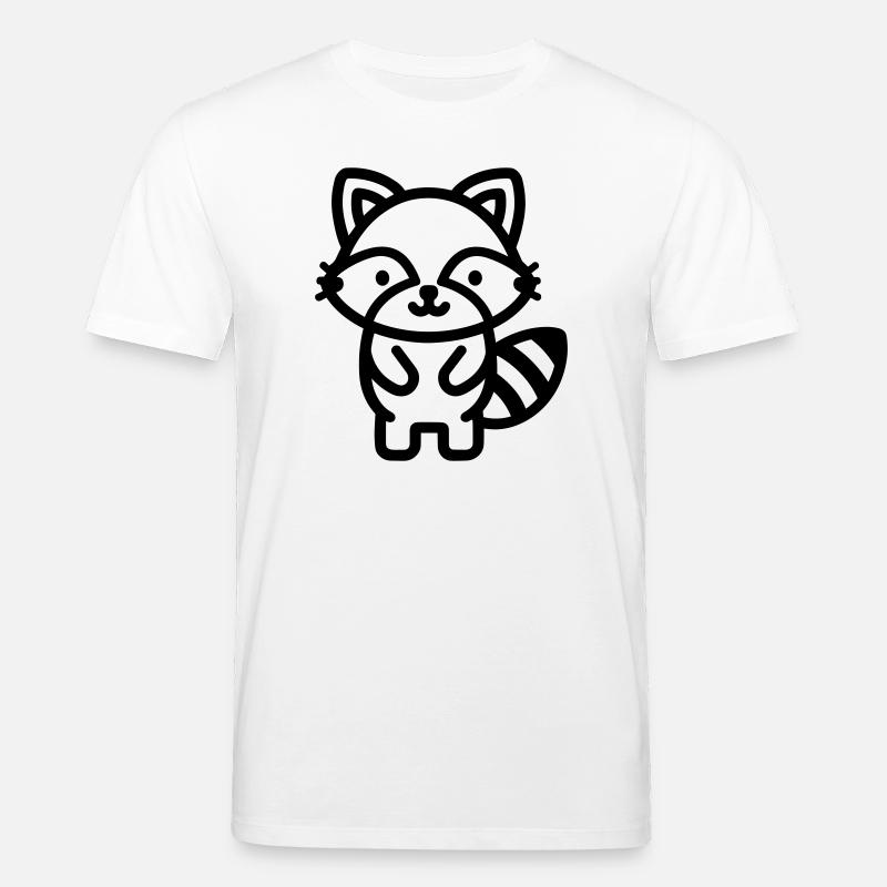 raton laveur - T-shirt bio CREATOR Stanley/Stella Unisexe - blanc