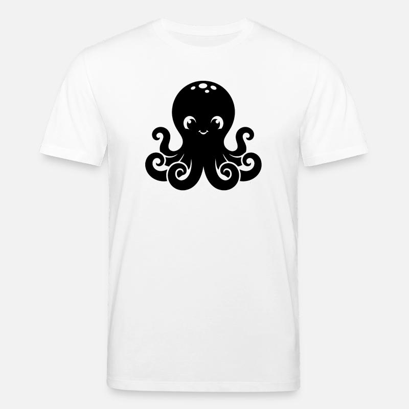 Design Petit Poulpe Mignon - T-shirt bio CREATOR Stanley/Stella Unisexe - blanc
