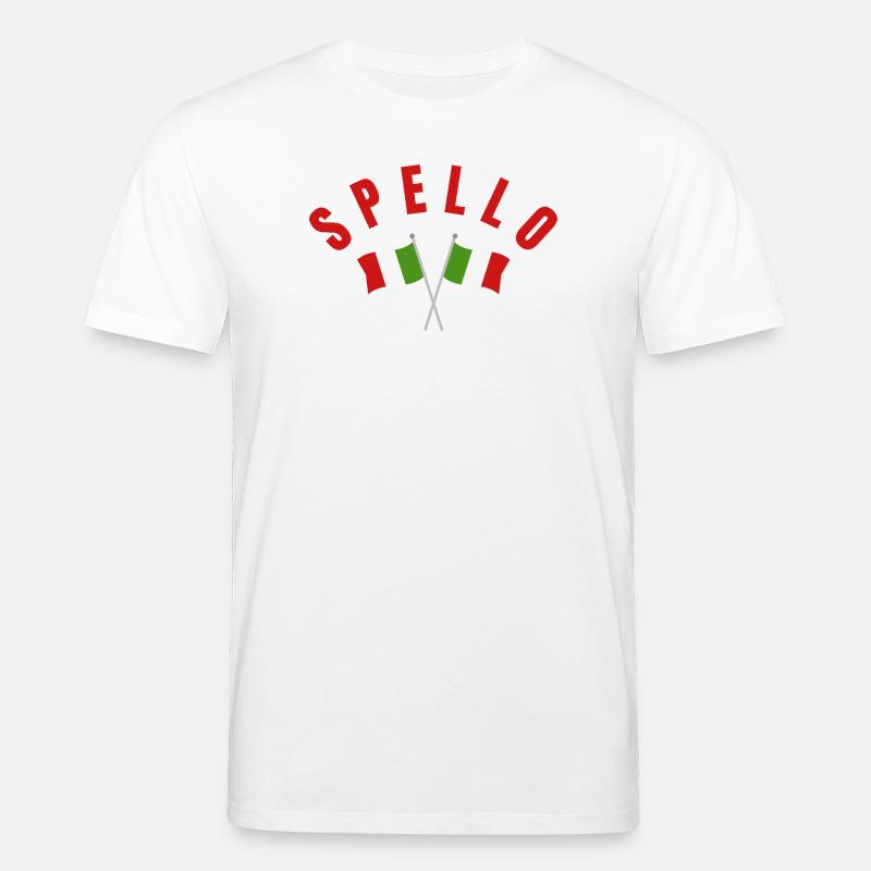 Drapeaux italiens de Spello - T-shirt bio CREATOR Stanley/Stella Unisexe - blanc