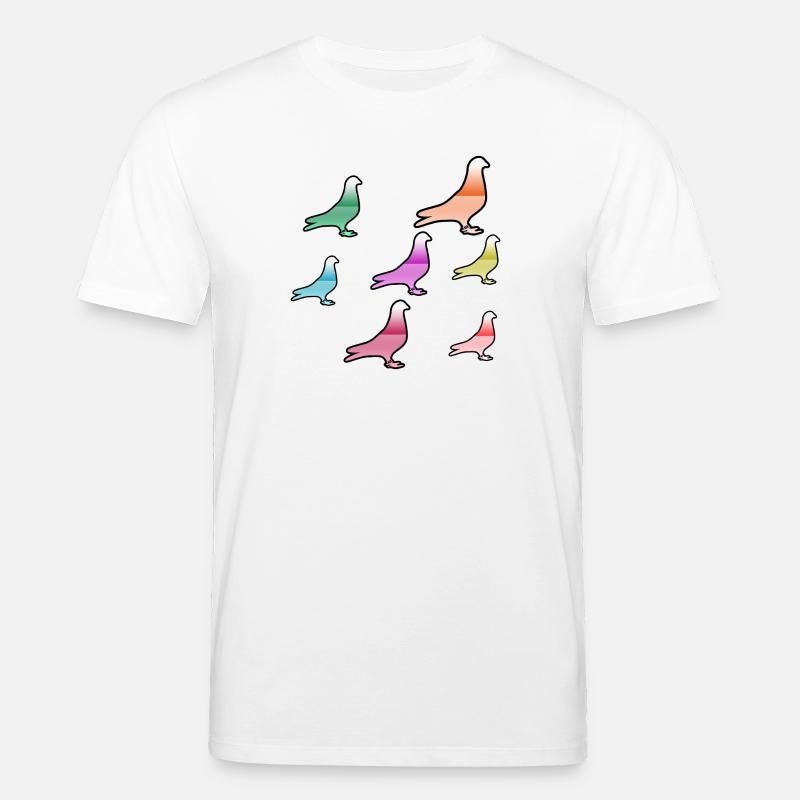 Tauben - Stanley/Stella Unisex Bio-T-Shirt CREATOR - Weiß