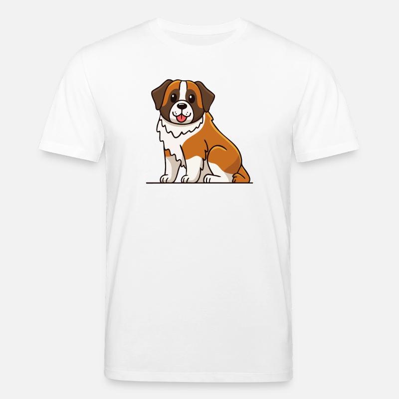 Bernhardiner (Comic) - Stanley/Stella Unisex Bio-T-Shirt CREATOR  - Weiß