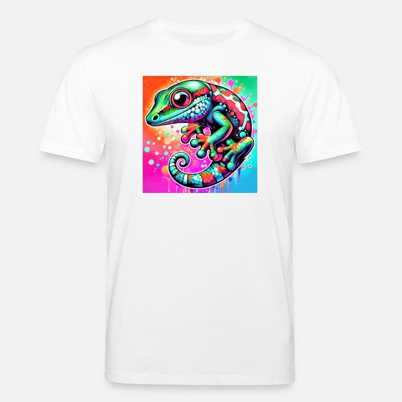 Gecko - Stanley/Stella Unisex Bio-T-Shirt CREATOR  - Weiß