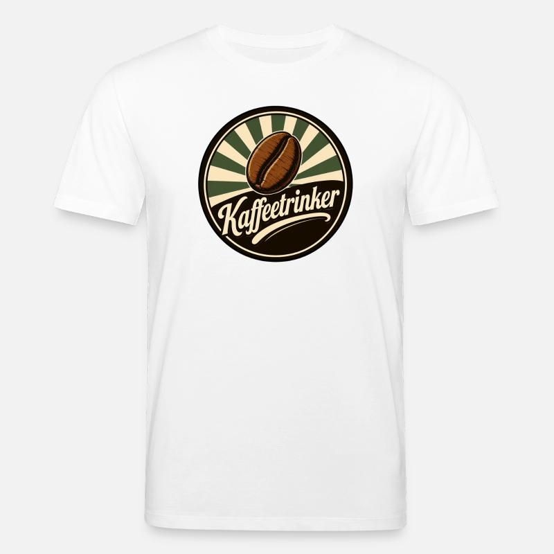 Kaffeetrinker klassisch - Stanley/Stella Unisex Bio-T-Shirt CREATOR - Weiß