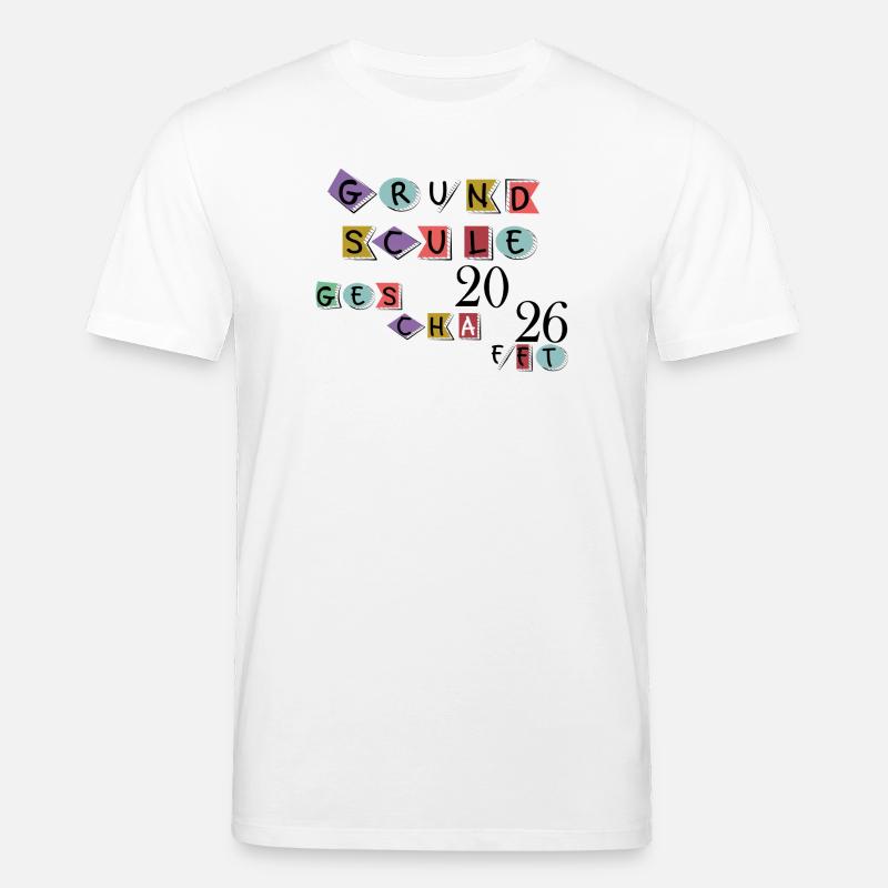 Fin de l’école primaire - T-shirt bio CREATOR Stanley/Stella Unisexe - blanc