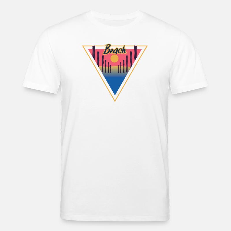 Beach Triangle - Stanley/Stella Unisex Bio-T-Shirt CREATOR - Weiß