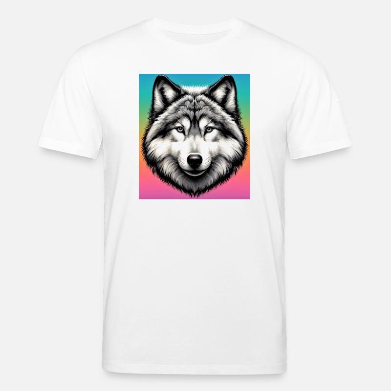 Wolf - Stanley/Stella Unisex Bio-T-Shirt CREATOR - Weiß