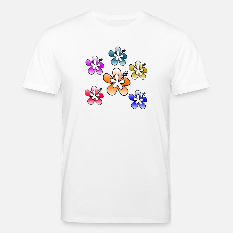 Blumen - Stanley/Stella Unisex Bio-T-Shirt CREATOR - Weiß