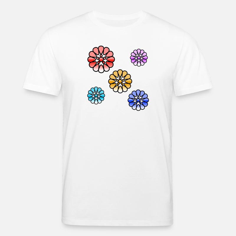 Fleur - T-shirt bio CREATOR Stanley/Stella Unisexe - blanc