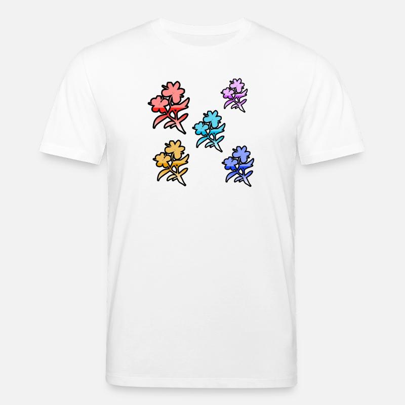 Fleur - T-shirt bio CREATOR Stanley/Stella Unisexe - blanc