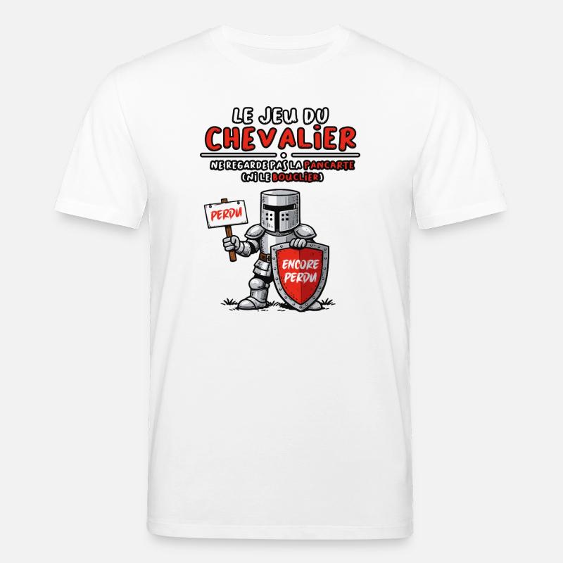 Le jeu du chevalier - T-shirt bio CREATOR Stanley/Stella Unisexe - blanc