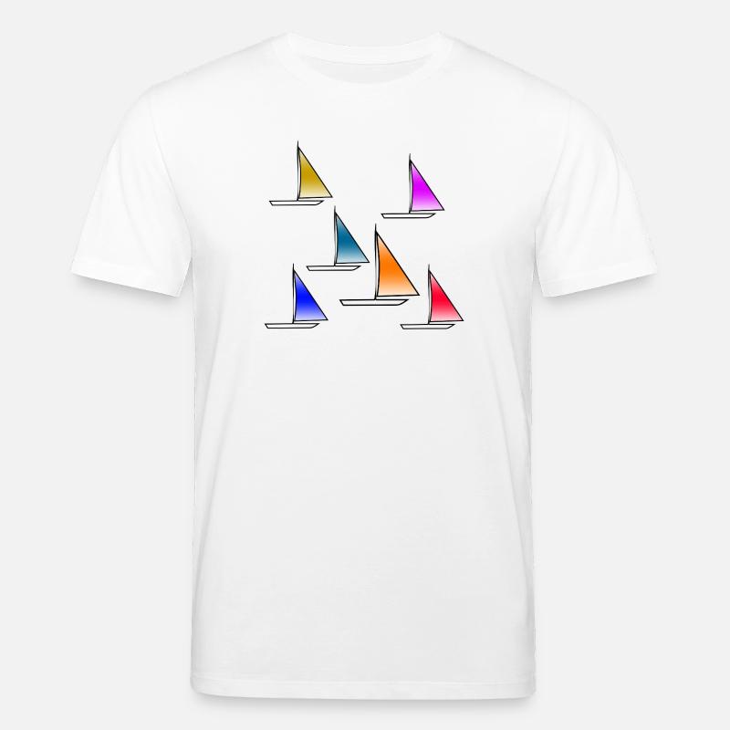 Segeln - Stanley/Stella Unisex Bio-T-Shirt CREATOR  - Weiß