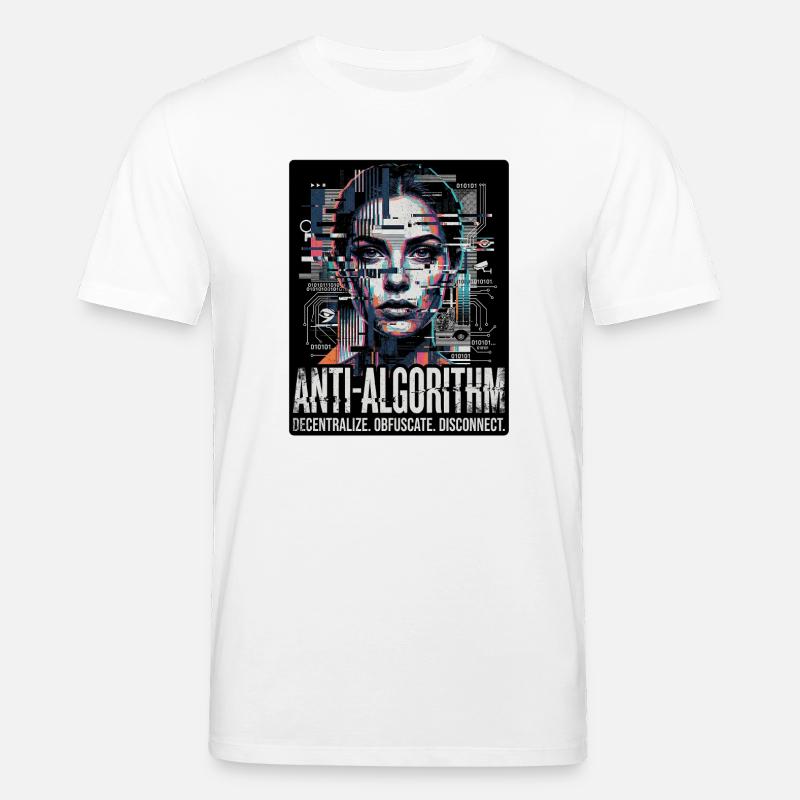 Anti Algorithme - T-shirt bio CREATOR Stanley/Stella Unisexe - blanc