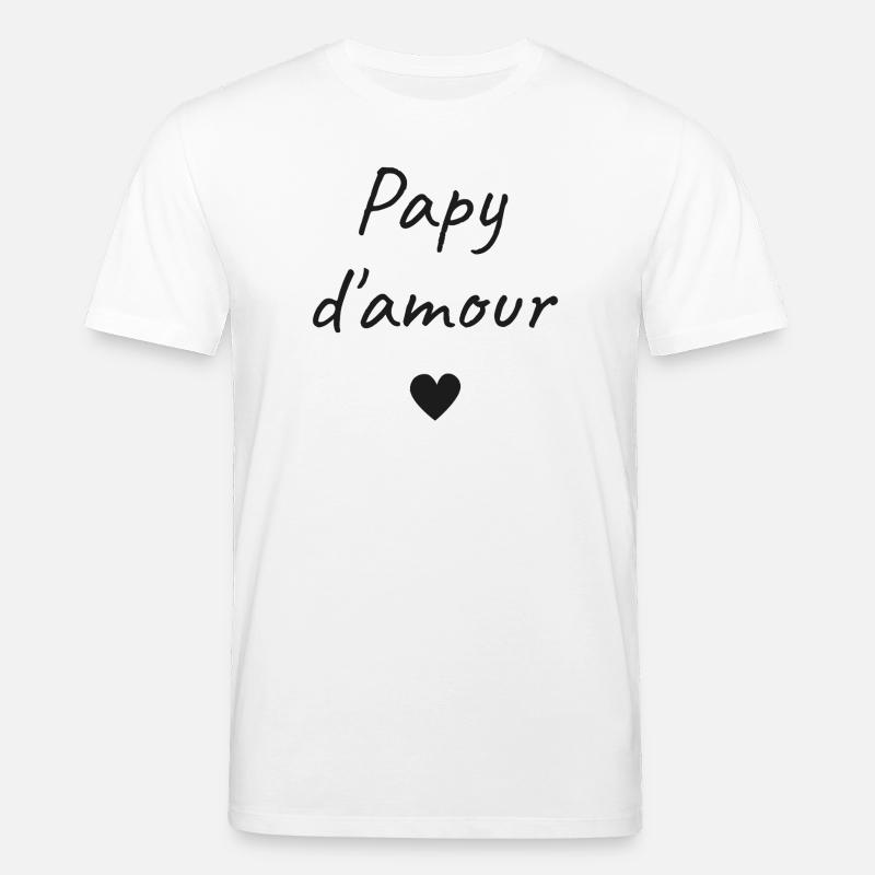 Großvater der Liebe - Stanley/Stella Unisex Bio-T-Shirt CREATOR - Weiß