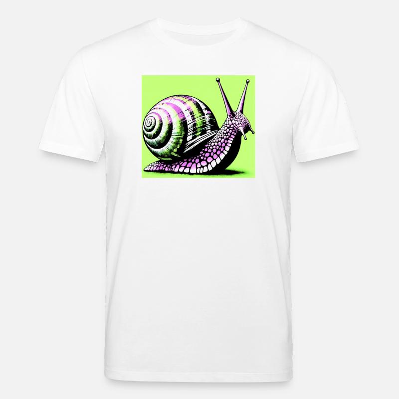 Escargot - T-shirt bio CREATOR Stanley/Stella Unisexe - blanc