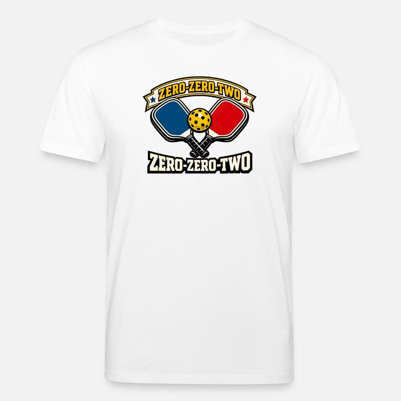 Zero-Zero-Two Paddelball Emblem - Stanley/Stella Unisex Bio-T-Shirt CREATOR - Weiß