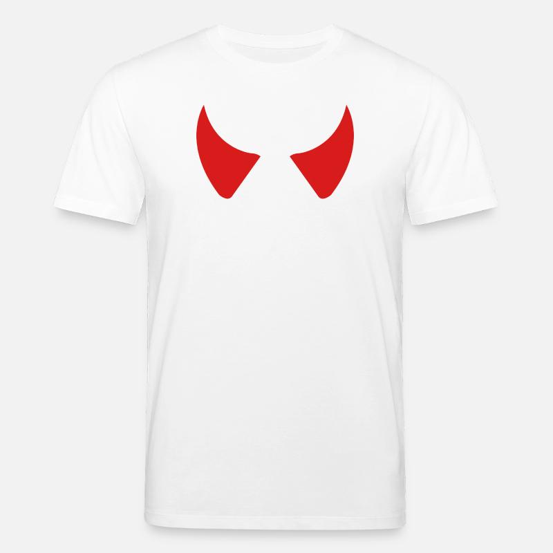 Teufelshörner - Stanley/Stella Unisex Bio-T-Shirt CREATOR  - Weiß