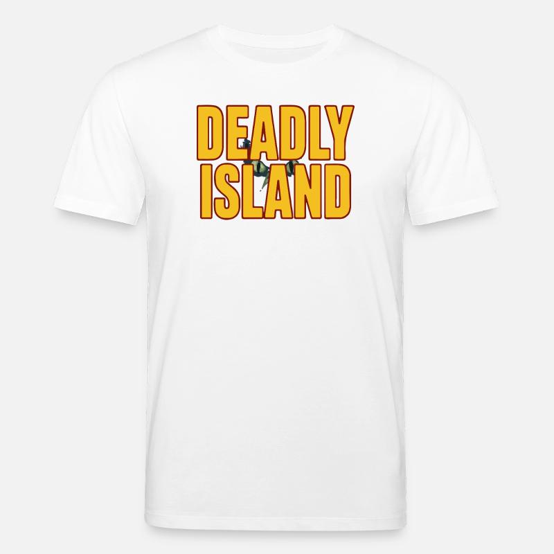 Texte en gras de l’île - T-shirt bio CREATOR Stanley/Stella Unisexe - blanc