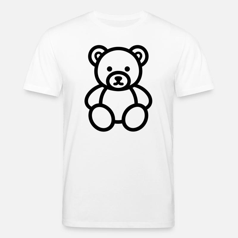 bear cub - Stanley/Stella CREATOR Unisex Organic T-Shirt - white