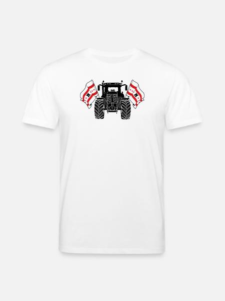 Drenthe_Tractor_Pride - Stanley/Stella CREATOR Unisex Organic T-Shirt - white