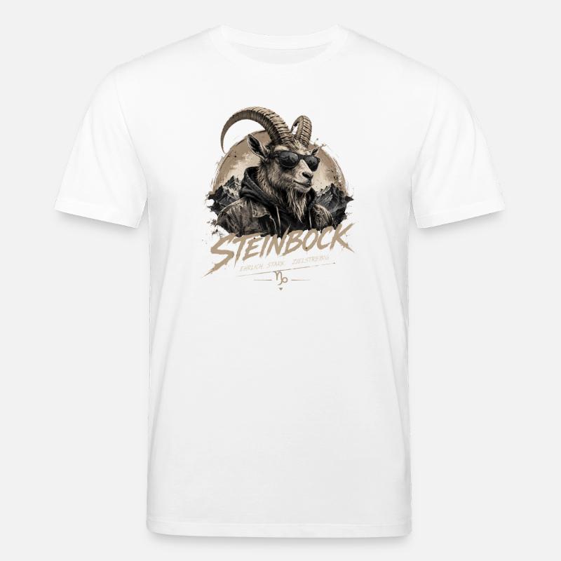 Steinbock Style - Stanley/Stella Unisex Bio-T-Shirt CREATOR - Weiß