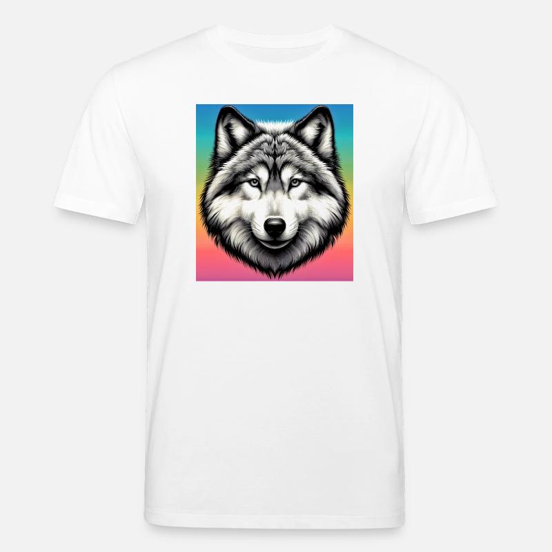 Wolf - Stanley/Stella Unisex Bio-T-Shirt CREATOR - Weiß
