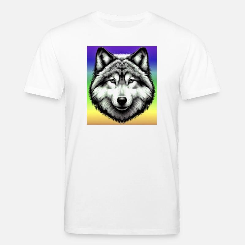 Wolf - Stanley/Stella CREATOR Unisex Organic T-Shirt - white