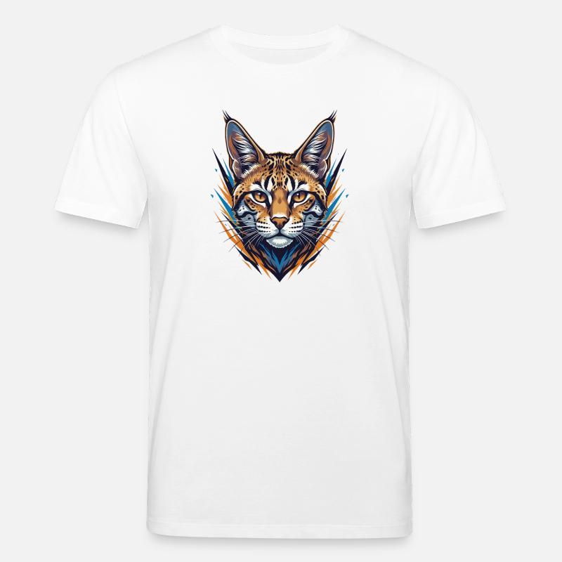 Wildcat dans le style néon - T-shirt bio CREATOR Stanley/Stella Unisexe - blanc