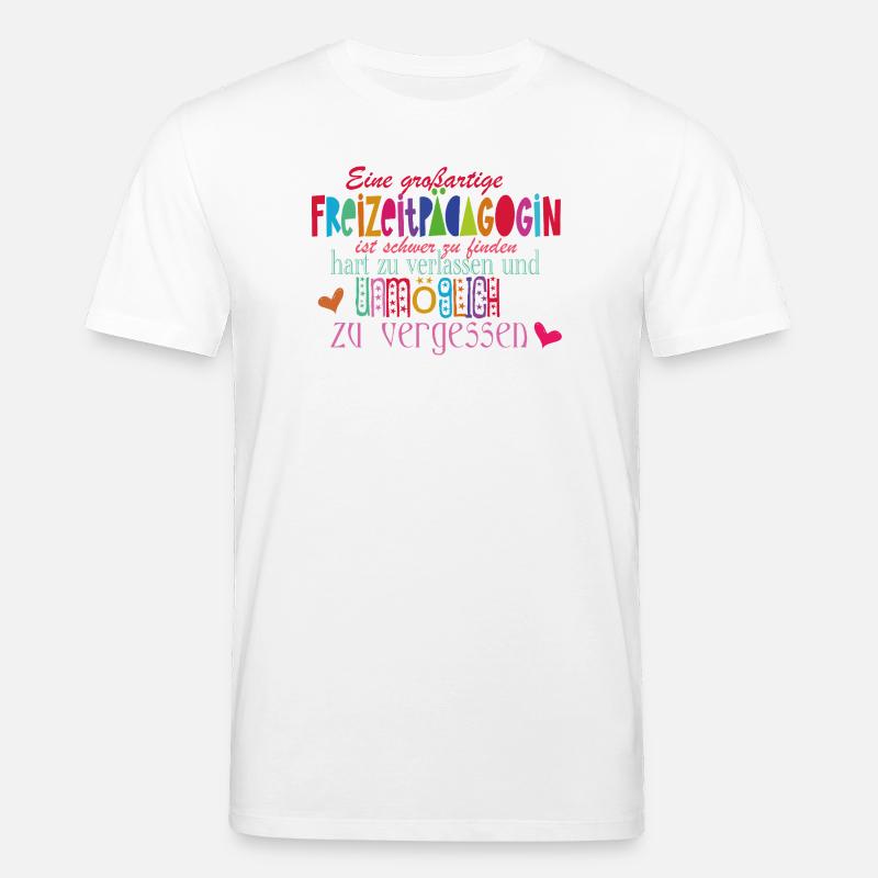 Freizeitpädagogin - Stanley/Stella Unisex Bio-T-Shirt CREATOR - Weiß