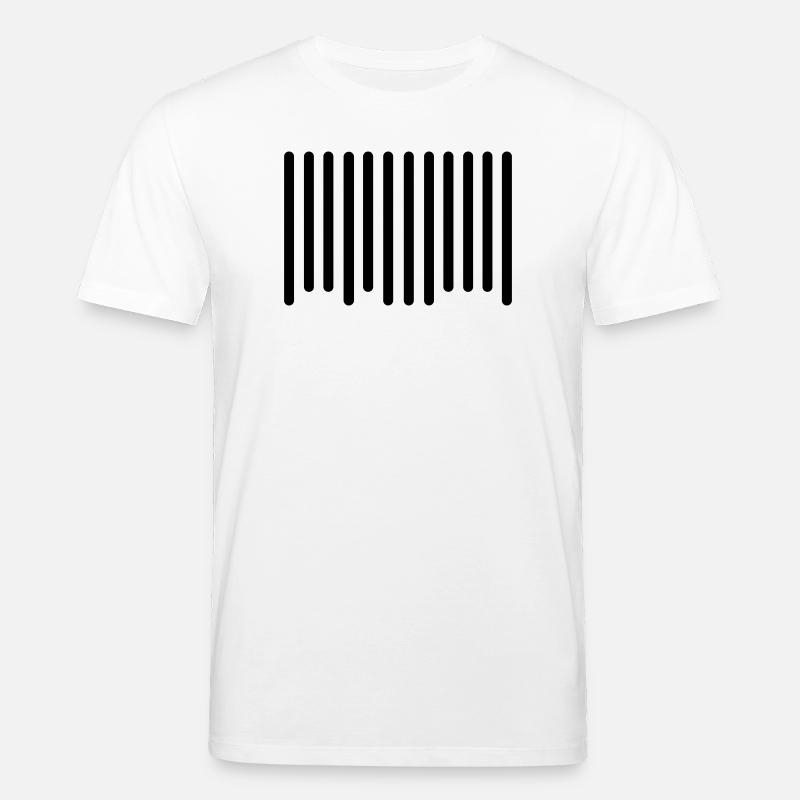 barcode - Stanley/Stella CREATOR Unisex Organic T-Shirt - white