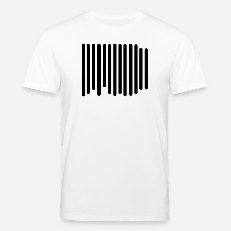 Barcode - Stanley/Stella Unisex Bio-T-Shirt CREATOR - Weiß