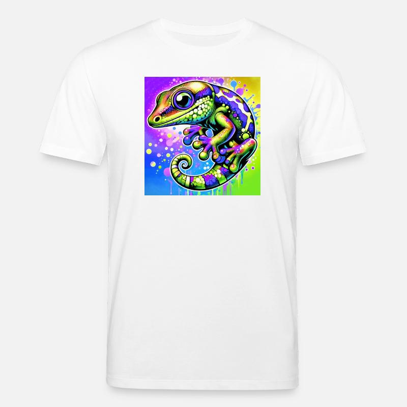 Gecko - Stanley/Stella Unisex Bio-T-Shirt CREATOR - Weiß