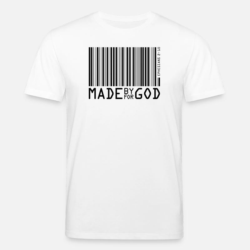 Créé par Dieu - T-shirt bio CREATOR Stanley/Stella Unisexe - blanc