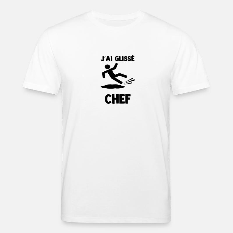 glisse_chef - T-shirt bio CREATOR Stanley/Stella Unisexe - blanc