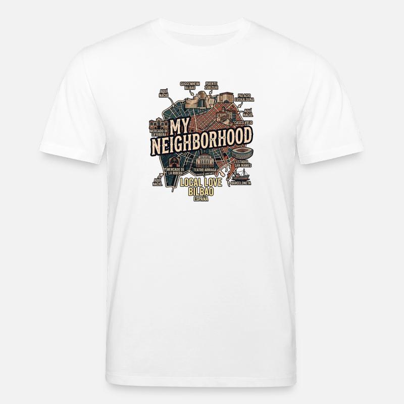 Bilbao Bewohner - Stanley/Stella Unisex Bio-T-Shirt CREATOR - Weiß