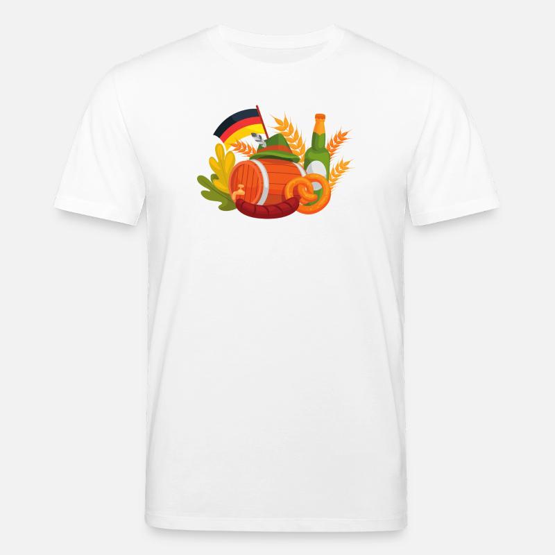 Deutschland Party Feiern - Stanley/Stella Unisex Bio-T-Shirt CREATOR  - Weiß