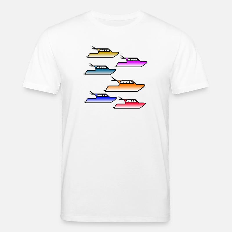 Bateaux à moteur - T-shirt bio CREATOR Stanley/Stella Unisexe - blanc