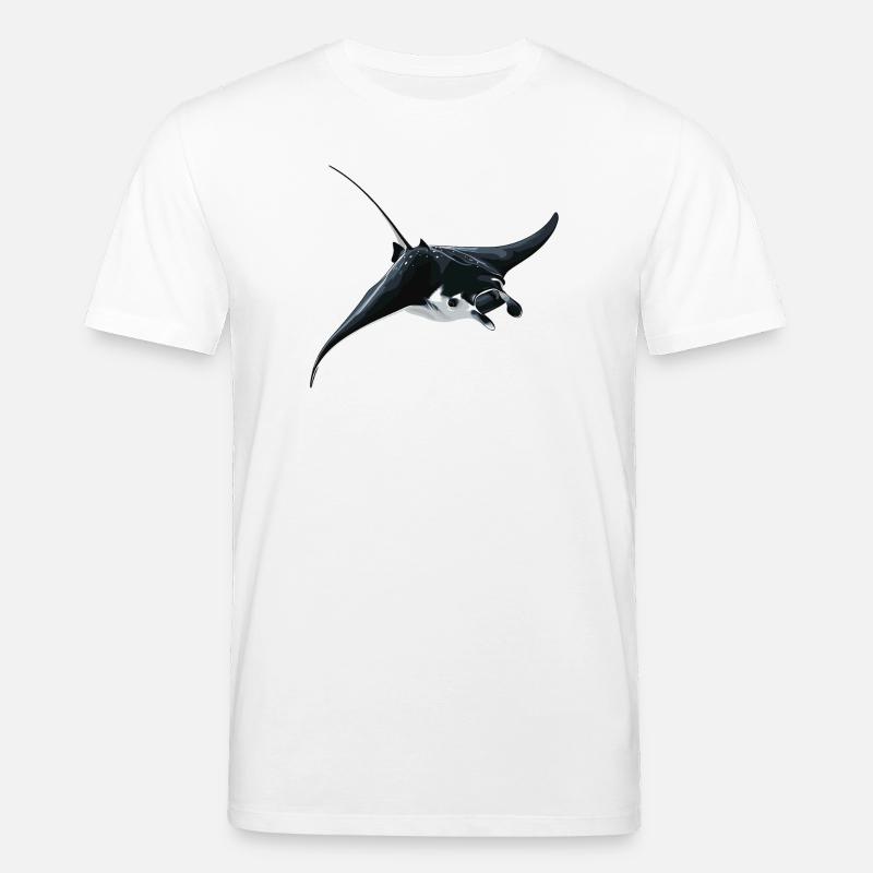 Rochen Mantarochen - Stanley/Stella Unisex Bio-T-Shirt CREATOR  - Weiß