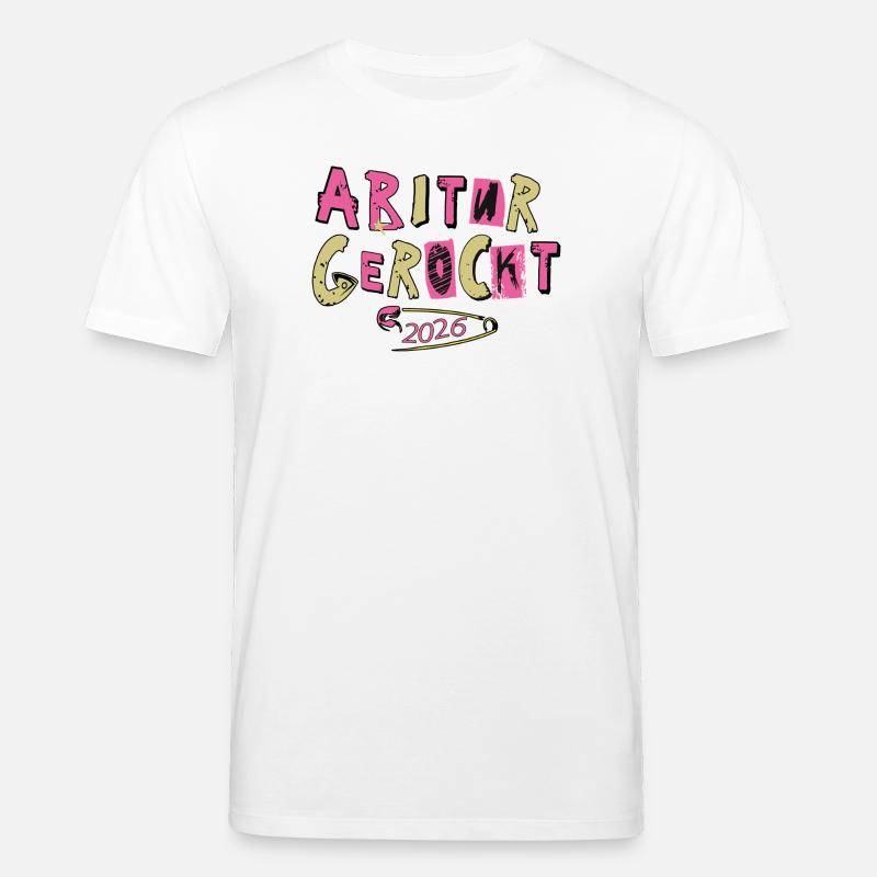 L’Abitur a été un choc - T-shirt bio CREATOR Stanley/Stella Unisexe - blanc